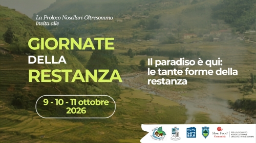Giornate della Restanza - dal 9 all' 11 ottobre 2026